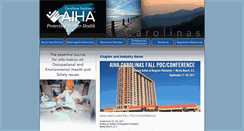 Desktop Screenshot of aiha-carolinas.org
