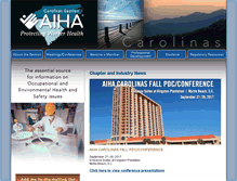 Tablet Screenshot of aiha-carolinas.org